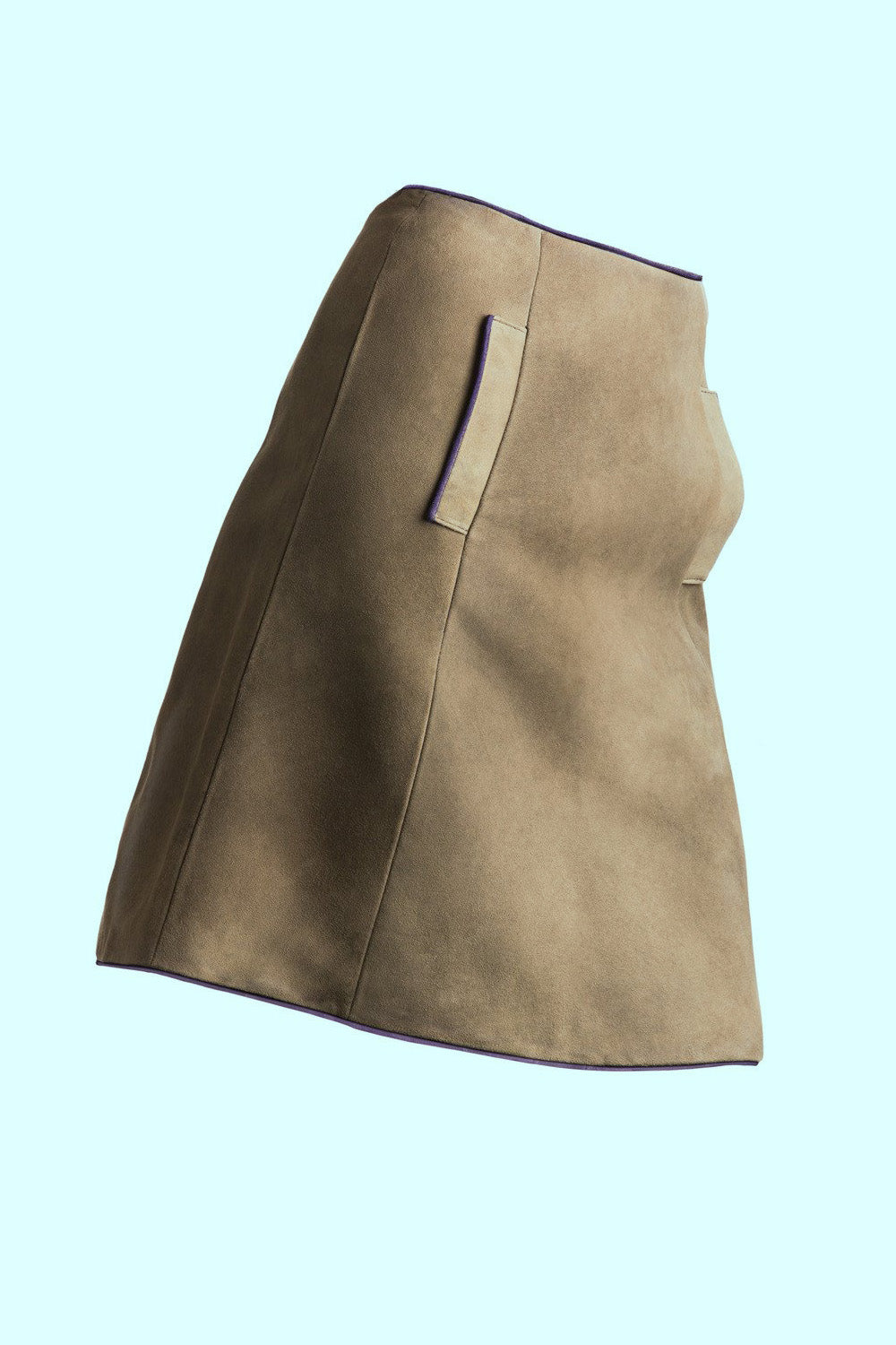 Produktbild Klassischer Hirschlederrock in A-Linie mit seitlichen Taschen  von FederRock