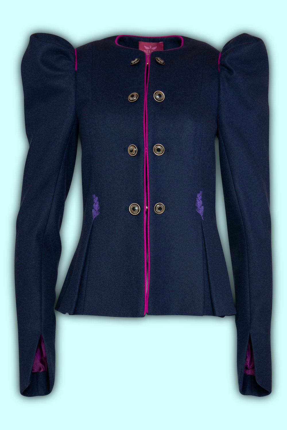 Produktbild Elegante Lodenjacke mit farblichen Details und Puffärmel von FederRock