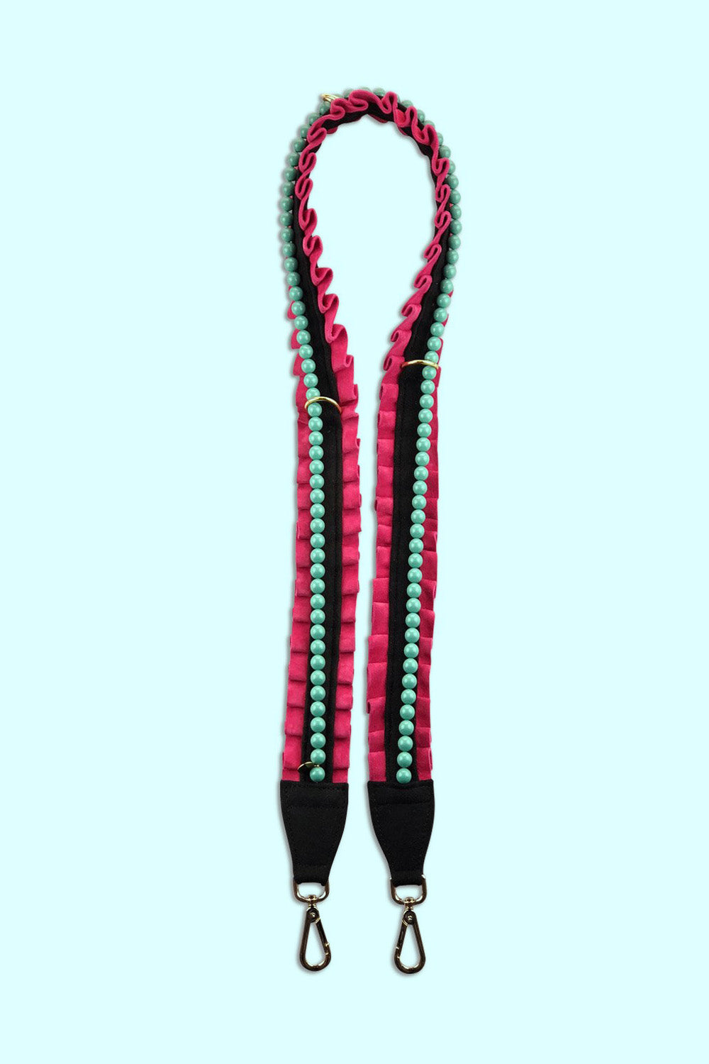 Produktbild Taschenträger mit stylischen Rüschen und edlen Perlen von FederRock