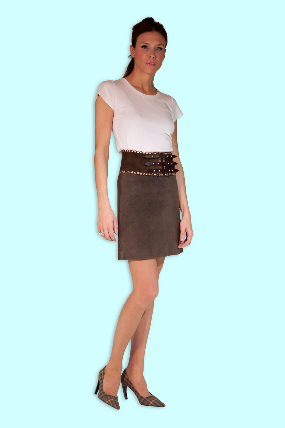 Produktbild Hirschledergürtel mit Nieten von FederRock